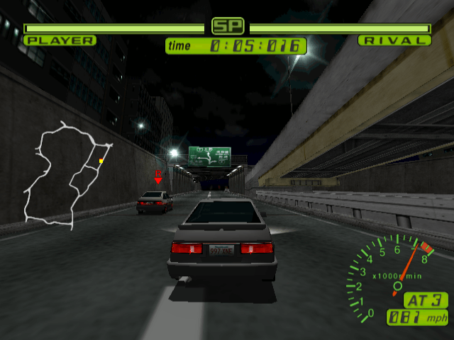 Shutokou Highway Battle screenshot 2 for Sega Dreamcast